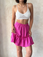 Çingene Keten Etek Fuşya S24808 (Beden: S) - Görsel 8