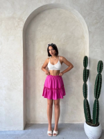 Çingene Keten Etek Fuşya S24808 (Beden: M) - Görsel 6