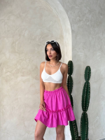 Çingene Keten Etek Fuşya S24808 (Beden: M) - Görsel 7