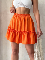Çingene Keten Etek Turuncu S24808 (Beden: M)