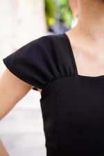 U Yaka Prenses Elbise Siyah S255101 (Beden: Xl) - Görsel 3