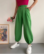 Şalvar Pantolon Yeşil S23202 (Beden: L) - Görsel 3