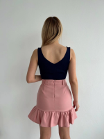 Altı Fırfırlı Etek Pudra S24817 (Beden: L) - Görsel 3