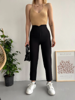 Atlas Fletolu Pantolon Siyah (Beden: S) - Görsel 5