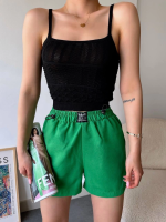 Armalı Keten Şort Yeşil S251003 (Beden: S) - Görsel 6