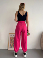 Şalvar Pantolon Fuşya S23202 (Beden: S) - Görsel 2