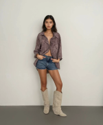 Desenli Gömlek S7331 Çok (Beden: Standart)