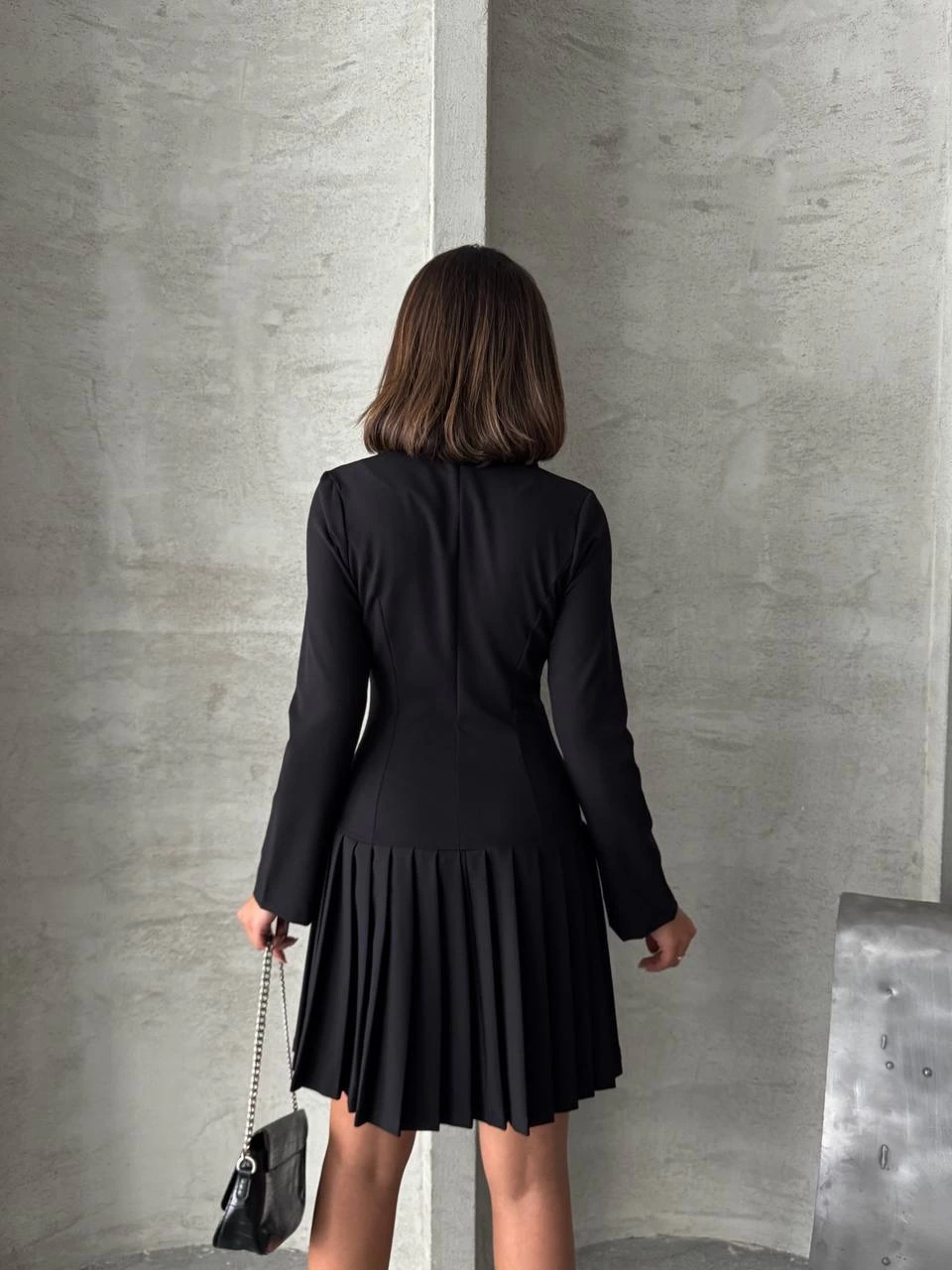 1234172_alti-piliseli-uzun-kollu-ceket-elbise-siyah-s255016-83918827-sw960sh1280.png Altı Piliseli Uzun Kollu Ceket Elbise Siyah S255016 (Beden: M) - Görsel 6