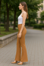 Atlas Palazzo Pantolon Kamel Camel (Beden: S) - Görsel 2