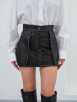 Kontrast Deri Etek Siyah W260015 (Beden: M) - Görsel 7