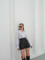 Kontrast Deri Etek Siyah W260015 (Beden: Xl) - Görsel 5