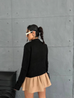 Cepli Triko Kazak Siyah (Beden: Standart) - Görsel 4