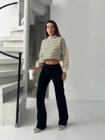 Fit Comfort Siyah Salaş Pantolon A6011 (Beden: Standart) - Görsel 3