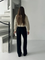 Fit Comfort Siyah Salaş Pantolon A6011 (Beden: Standart) - Görsel 2