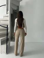 Fit Comfort Bej Salaş Pantolon A6011 (Beden: Standart) - Görsel 3