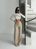 Fit Comfort Bej Salaş Pantolon A6011 (Beden: Standart) - Görsel 4