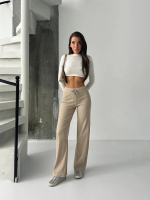 Fit Comfort Bej Salaş Pantolon A6011 (Beden: Standart) - Görsel 6