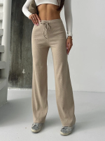 Fit Comfort Bej Salaş Pantolon A6011 (Beden: Standart)