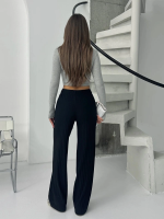 Fitilli Şardonlu Pantolon Siyah A4058 (Beden: M) - Görsel 2