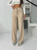 Fitilli Şardonlu Pantolon Bej A4058 (Beden: S) - Görsel 6