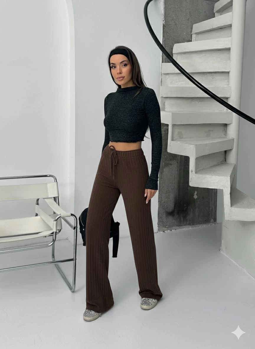 1234683_fitilli-sardonlu-pantolon-bej-a4058-67566365-sw864sh1184.png Fitilli Şardonlu Pantolon Kahve A4058 (Beden: M) - Görsel 3