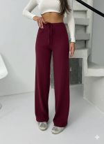 Fitilli Şardonlu Pantolon Bordo A4058 (Beden: M)
