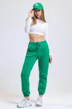 3 İplik Şardonlu Paça Lastikli Eşofman Yeşil İs001 (Beden: Xl)