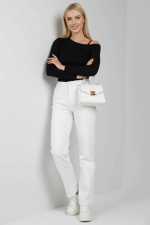 Tek Omuz İpli Bluz Siyah T4328 (Beden: S) - Görsel 3