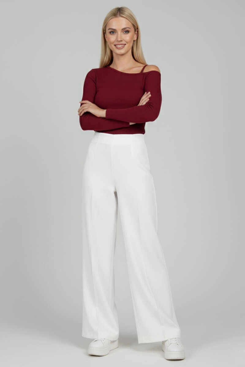 1234848_tek-omuz-ipli-bluz-bordo-t4328-92843931-sw800sh1200.png Tek Omuz İpli Bluz Bordo T4328 (Beden: L) - Görsel 2