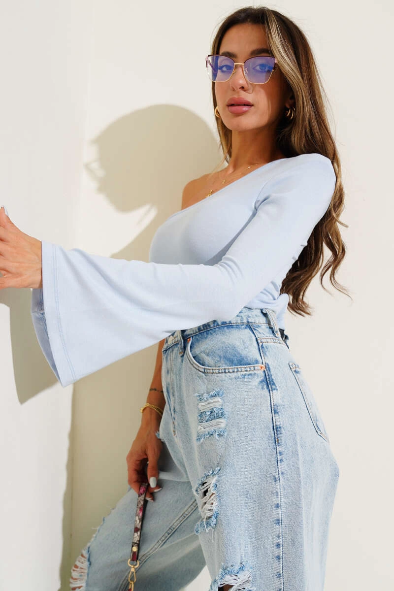 1234881_tek-omuzlu-basic-bluz-mavi-t4275-46794046-sw800sh1200.png Tek Omuzlu Basic Bluz Mavi T4275 (Beden: Xl) - Görsel 2