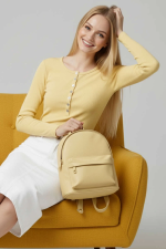 Çıtçıt Detaylı Bluz Sarı T4343 (Beden: M) - Görsel 3