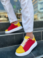 Kb-Kuback Taraftar Gtx Bağcıklı Günlük Erkek Ayakkabı Kırmızı (Numara: 44) - Görsel 3