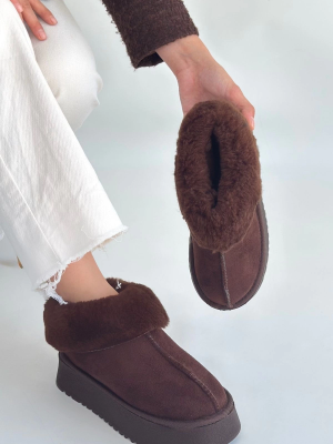 Edali Kahverengi Süet Bot (Numara: 39)