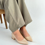 Meort Bej Rugan Topuklu Ayakkabı (Numara: 39) - Görsel 4