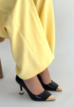 Artem Siyah Rugan Topuklu Ayakkabı (Numara: 37) - Görsel 3