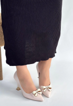 Coby Bej Rugan Topuklu Ayakkabı (Numara: 39) - Görsel 2