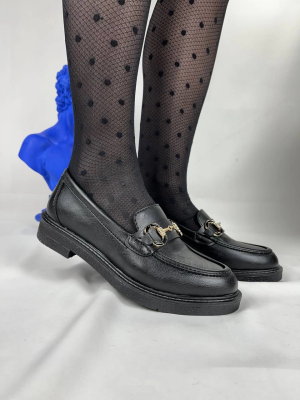 Kb-806 Kuback Kömür Cilt Günlük Kadın Babet (Numara: 36)