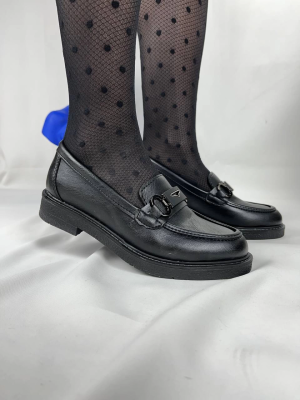 Kb-804 Kuback Kömür Cilt Günlük Kadın Babet (Numara: 36)