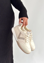 Jowen Bej Cilt Vizon Detaylı Bağcıklı Spor Ayakkabı (Numara: 39) - Görsel 3