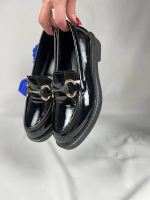 Kb-801 Kuback Kömür Rugan Günlük Kadın Babet (Numara: 37) - Görsel 2