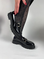 Kb-Zn101 Kuback Kömür Rugan Günlük Kadın Babet (Numara: 36) - Görsel 4