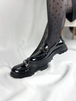 Kb-Zn102 Kuback Kömür Rugan Günlük Kadın Babet (Numara: 36) - Görsel 2