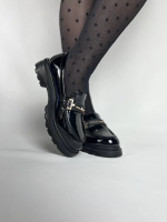 Kb-Zn103 Kuback Kömür Rugan Günlük Kadın Babet (Numara: 38) - Görsel 3