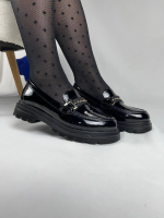 Kb-Zn103 Kuback Kömür Rugan Günlük Kadın Babet (Numara: 36) - Görsel 2