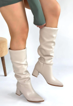 Pitay Ten Cilt Topuklu Çizme (Numara: 39)