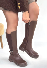 Zinda Kahverengi Cilt Çizme (Numara: 37) - Görsel 2