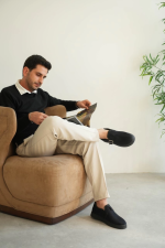 Kb-Kx1 Kuback Lacivert Kürklü Günlük Erkek Ayakkabı (Numara: 41) - Görsel 3