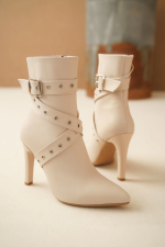 Atye Bej Rugan Topuklu Bot (Numara: 37) - Görsel 2