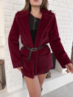 Fok Ceket Premıum Kalite Bordo St255860 (Beden: L) - Görsel 4