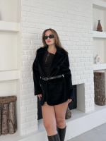 Fok Ceket Premıum Kalite Siyah St255860 (Beden: M) - Görsel 2